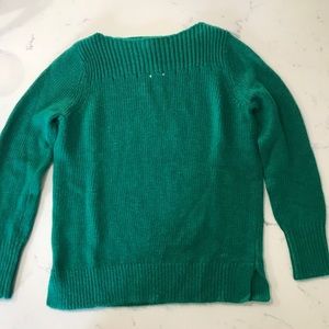 NWT LOFT emerald green sweater